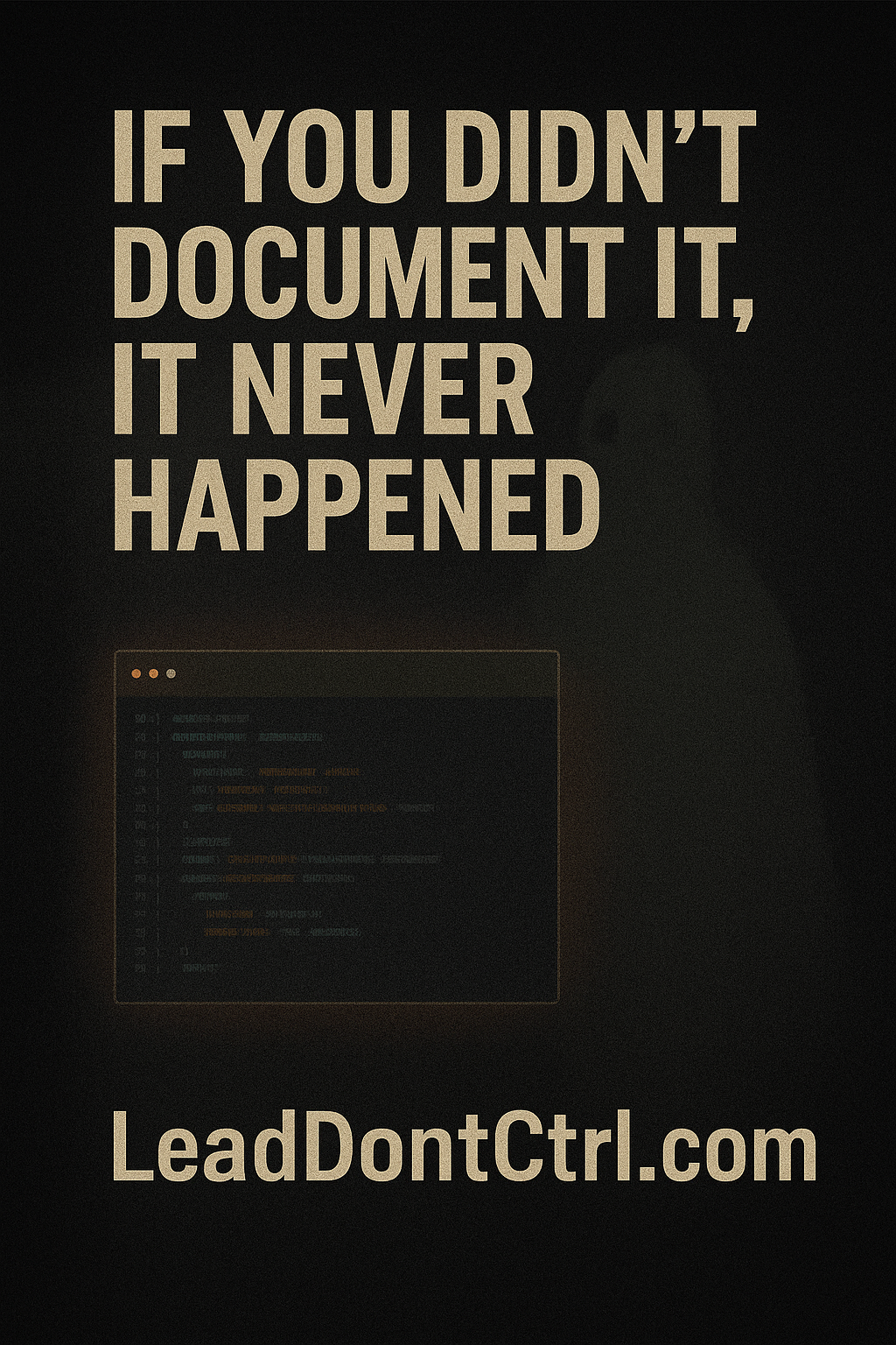 Documentation Is Not Optional. It’s Culture.