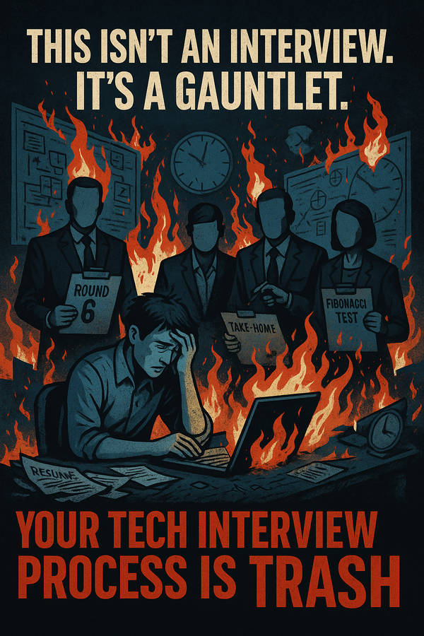 Your Tech Interview Process Is Trash, And You Know It