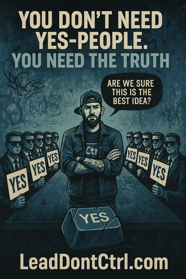 No, Really, Stop Surrounding Yourself with Yes-People
