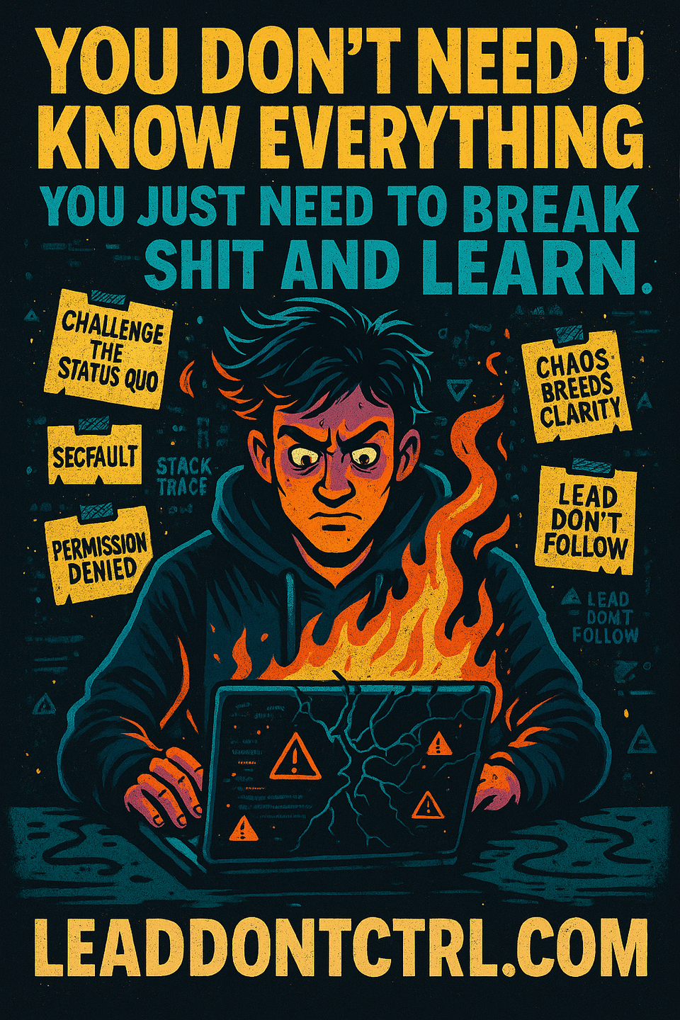 You Don’t Need to Know Everything—You Need to Break Shit and Learn