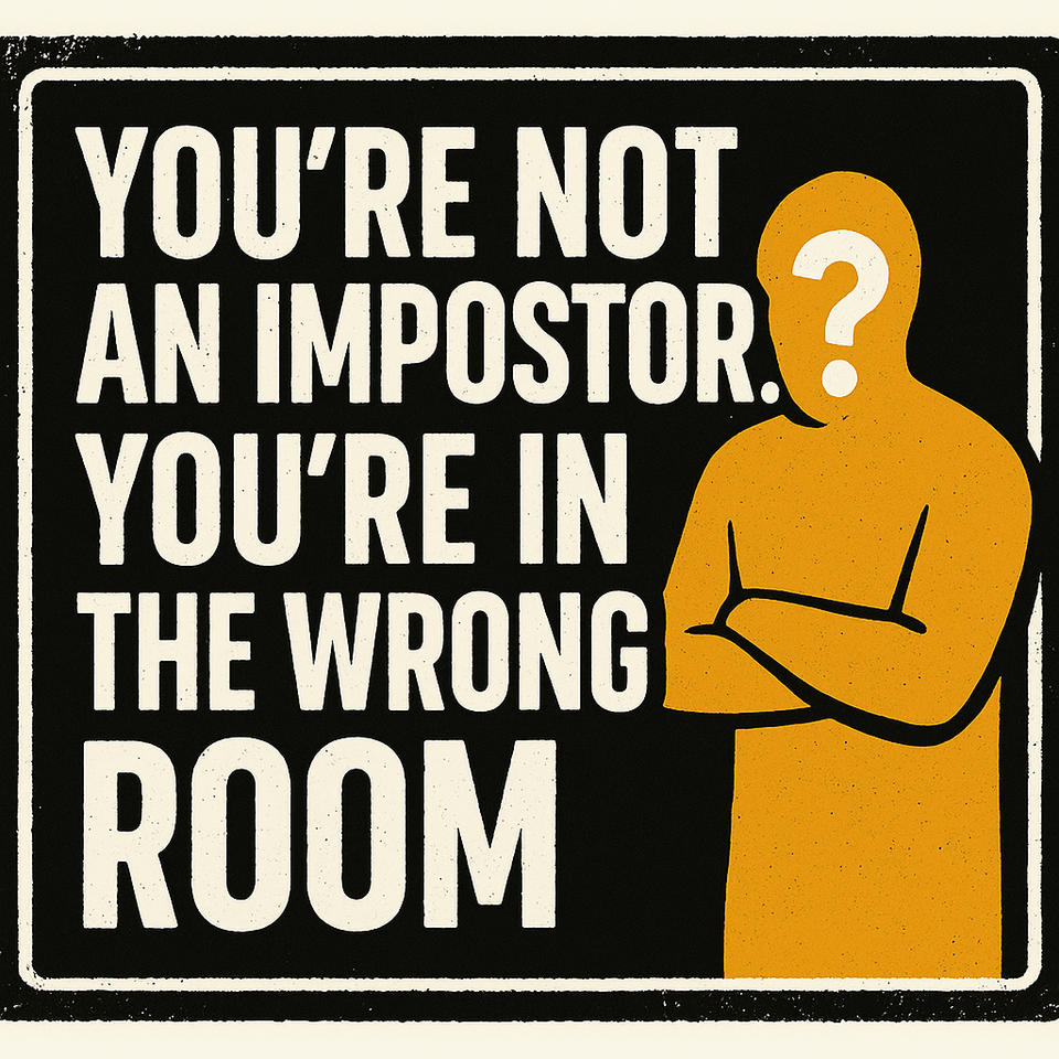 You’re Not an Impostor. You’re in the Wrong Room.